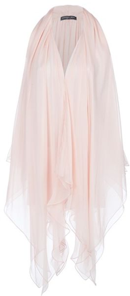 Alexander McQueen Drape Scarf Top - Lyst