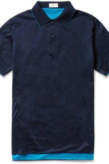Balenciaga Reversible Slimfit Cotton Polo Shirt - Lyst