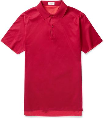  Reversible Slimfit Cotton Polo Shirt 