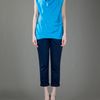Bottega Veneta Draped Silk Top in Blue (aqua) - Lyst
