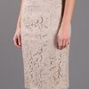 Burberry Lace Skirt in Beige - Lyst