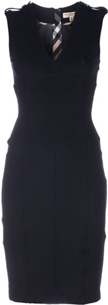 Burberry Nessa Sleeveless Dress in Black - Lyst
