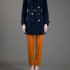 Burberry Brit Buckingham Trench Coat in Blue - Lyst