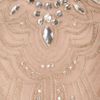 Carolina Herrera Round Neck Embroidered Gown in Beige - Lyst