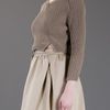 Carven Cropped Jumper in Brown (taupe) - Lyst