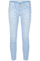 Current/Elliott Leopard Print Jean