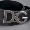 D&g Logo Belt in Black for Men - Lyst