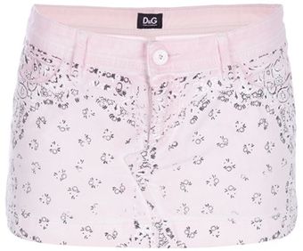 D&G Denim Skirt - Lyst