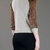 D&g Light Knit Cardigan with Leopard Print in Animal (leopard) - Lyst