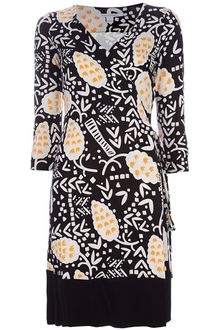 Diane Von Furstenberg Silk Wrap Dress - Lyst