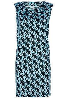 Diane Von Furstenberg Petal Print Silk Dress - Lyst