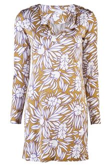 Diane Von Furstenberg Reina Long Sleeve Dress - Lyst