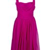 Dolce & Gabbana Layered Sleeveless Dress in Pink (fuchsia) - Lyst