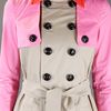 Dsquared2 Block Coloured Trench Coat in Beige (nude) - Lyst