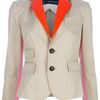 Dsquared2 Contrast Collar Jacket in Beige (nude) - Lyst