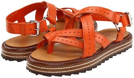 Dsquared2 Sandal Uboat in Orange (v) - Lyst