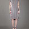 Emporio Armani Layered Dress in Pink (taupe) - Lyst