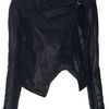 Helmut Lang Cropped Jacket in Black - Lyst