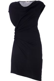 Helmut Lang Draped Dress - Lyst