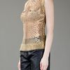 Jean Paul Gaultier Sleeveless Polo Neck in Brown - Lyst