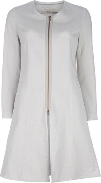 L'autre Chose Flared Back Jacket in Beige (nude) - Lyst