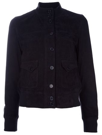 Le Sentier Suede Jacket - Lyst