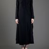 Maison Martin Margiela Long Sleeve Maxi Dress in Black - Lyst