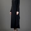 Maison Martin Margiela Long Sleeve Maxi Dress in Black - Lyst