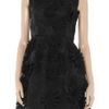 Marni Floral Georgette Dress in Black - Lyst