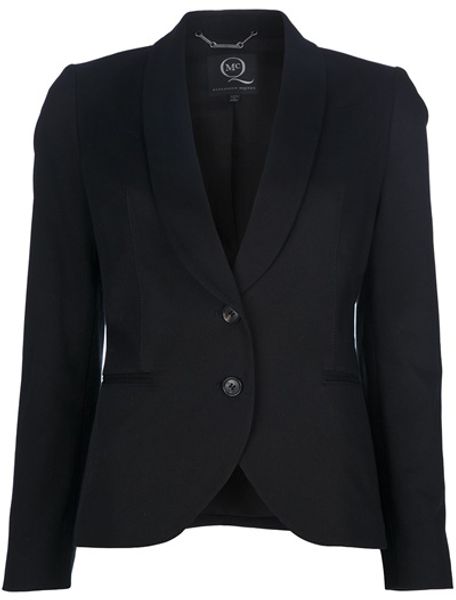 Mcq By Alexander Mcqueen Tuxedo Jacket in Black - Lyst