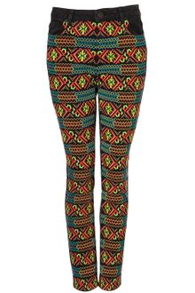 Moto Premium Embroidered Jamie Jeans - Lyst