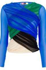 MSGM Colour Block Top