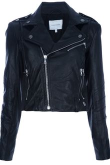 Pierre Balmain Leather Biker Jacket - Lyst