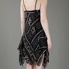 Ralph Lauren Blue Label Spaghetti Strap Dress in Black - Lyst