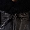 Rick Owens Shearling Jacket in Black - Lyst