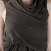 Rick Owens Silk Tunic Dress in Brown (green) - Lyst