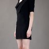 Roland Mouret Cowl Neck Dress in Black - Lyst