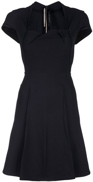 Roland Mouret Fold Detail Dress - Lyst