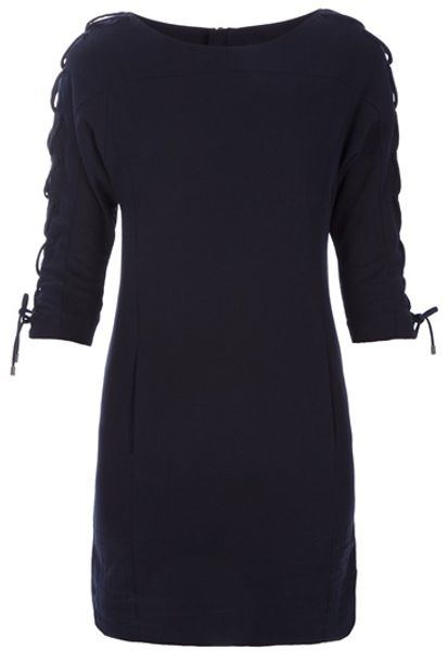 See By Chloé Laced Detail Sleeve in Blue - Lyst