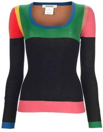 Sonia By Sonia Rykiel Colour Block Sweater - Lyst
