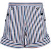 Sonia By Sonia Rykiel Button Detail Shorts in Blue - Lyst