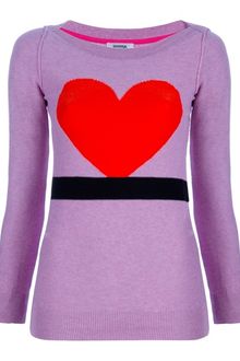 Sonia By Sonia Rykiel Heart Jumper - Lyst