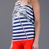 Stella Mccartney Printed Top in Blue - Lyst