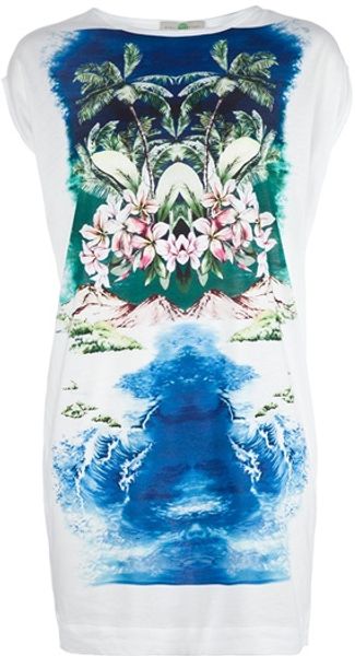 Stella McCartney Hawaiian Print Tunic - Lyst