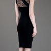 Valentino Lace Detailed Dress in Black - Lyst