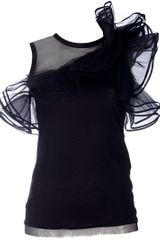 Valentino Ruffle Detailed Top