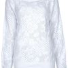 Vanessa Bruno Athé Open Knit Jumper in White - Lyst