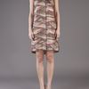 Veronica Beard Bohemian Wave Dress in Brown (khaki) - Lyst