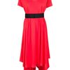 Vionnet Belted Dress in Red - Lyst
