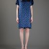 Yves Saint Laurent Printed Dress in Blue - Lyst